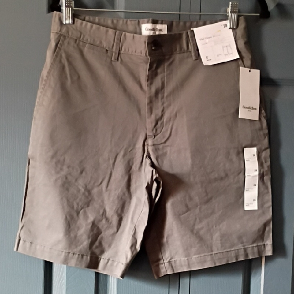 Goodfellow & Co Men's Grey Flat Front Shorts